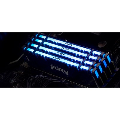 Пам'ять ПК Kingston DDR4 16GB KIT (8GBx2) 3200 FURY Renegade RGB