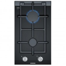 Варильна поверхня SIEMENS газова на склі, 30см, Доміно, чорний