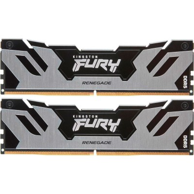 Пам'ять ПК Kingston DDR5 32GB KIT (16GBx2) 8000 FURY Renegade XMP Срібний