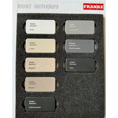 Мийка кухонна Franke Centro, фраграніт, прямокутник, з крилом, 620х500х200мм, чаша - 1, врізна, CNG 611-62 TL, чорний матовий