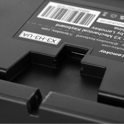 Клавіатура механічна Lemokey X3 104Key, Keychron Brown, USB-A, QMK/VIA, Hot-Swap, EN/UKR, RGB, чорний Клавіатура механічна Lemokey X3 104Key, Keychron Brown, USB-A, QMK/VIA, Hot-Swap, EN/UKR, RGB, чорний