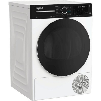 Сушильна машина Whirlpool тепловий насос, 9кг, A+++, 60см, дисплей, люк чорний, білий Сушильна машина Whirlpool тепловий насос, 9кг, A+++, 60см, дисплей, люк чорний, білий