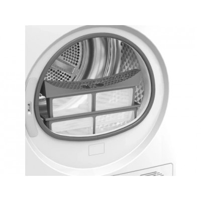 Сушильна машина Whirlpool тепловий насос, 9кг, A+++, 60см, дисплей, люк чорний, білий Сушильна машина Whirlpool тепловий насос, 9кг, A+++, 60см, дисплей, люк чорний, білий