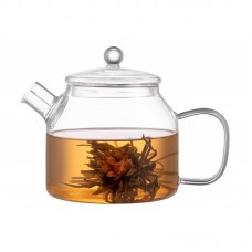 Заварник Ardesto, 1000 мл, боросилікатне скло, бамбук Заварник Ardesto, 1000 мл, боросилікатне скло, бамбук