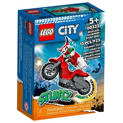 Конструктор LEGO City Stuntz Каскадерський мотоцикл Авантюрного скорпіона?