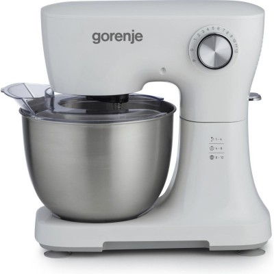 Кухонна машина Gorenje 800Вт, чаша-метал, корпус-пластик, насадок-3, білий