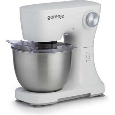 Кухонна машина Gorenje 800Вт, чаша-метал, корпус-пластик, насадок-3, білий