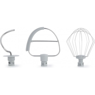 Кухонна машина Gorenje 800Вт, чаша-метал, корпус-пластик, насадок-3, білий