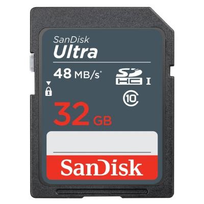 Карта памяти SANDISK 32GB SDHC Class 10 UHS-I (SDSDUNB-032G-GN3IN)