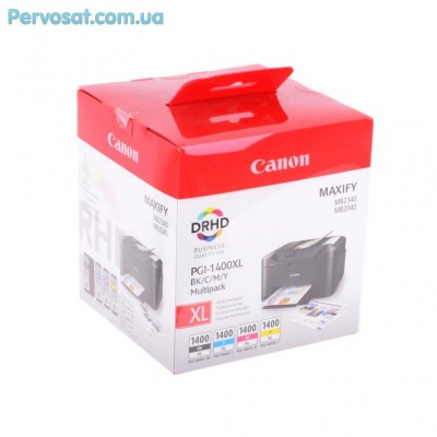 Картридж Canon PGI-1400 XL Cyan/Magenta/Yellow/ Black Multi Pack (9185B004)