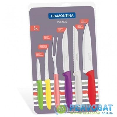 Набор ножей Tramontina Plenus 6шт (23498/916)