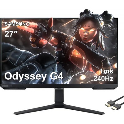 Монітор Samsung 27" Odyssey G4 S27BG400EI 2*HDMI, DP,, IPS, 240Hz, 1ms