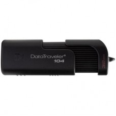 USB флеш накопичувач Kingston 32GB DataTraveller 104 Black USB 2.0 (DT104/32GB) USB флеш накопичувач Kingston 32GB DataTraveller 104 Black USB 2.0 (DT104/32GB)