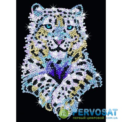 Sequin Art Набор для творчества BLUE Снежный леопард