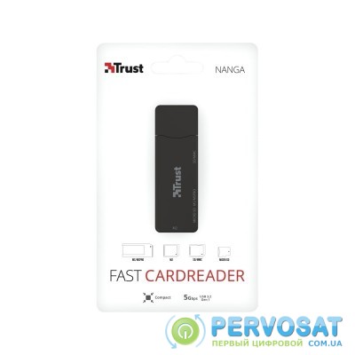 Кардридер Trust Nanga USB 3.1 Card Reader