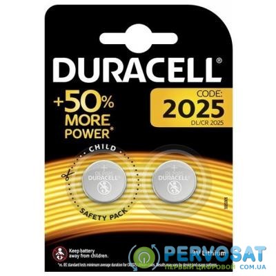 Батарейка Duracell CR 2025 / DL 2025 * 2 (5003990)