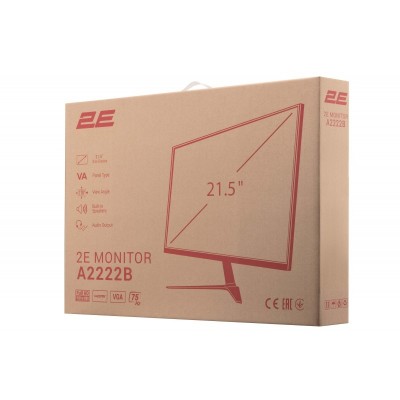 Монітор LCD 21.5&quot; 2E A2222B D-Sub, HDMI, MM, VA