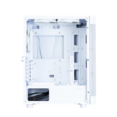 Корпус Zalman I4 без БЖ 2xUSB3.0, 1xUSB2.0 6x120мм white LED VGA 320мм LCS ready Mesh Side/Front Panel ATX білий