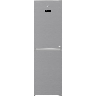 Холодильник Beko з нижн. мороз., 203x60x67, xолод.відд.-215л, мороз.відд.-143л, 2дв., E, NF, дисплей, нерж