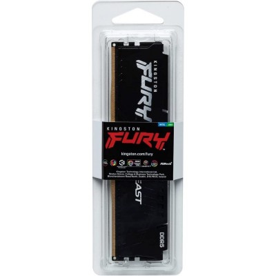 Пам'ять ПК Kingston DDR5 8GB 4800 FURY Beast Black