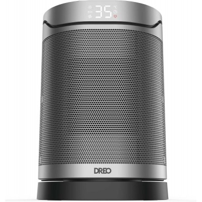 Тепловентилятор Dreo, 20м2, 1500Вт, електр. упр-ння, керамич.нагрів.елемент, пульт ДУ, 3 швидк., срібний Тепловентилятор Dreo, 20м2, 1500Вт, електр. упр-ння, керамич.нагрів.елемент, пульт ДУ, 3 швидк., срібний