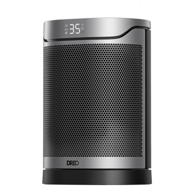 Тепловентилятор Dreo, 20м2, 1500Вт, електр. упр-ння, керамич.нагрів.елемент, пульт ДУ, 3 швидк., срібний Тепловентилятор Dreo, 20м2, 1500Вт, електр. упр-ння, керамич.нагрів.елемент, пульт ДУ, 3 швидк., срібний