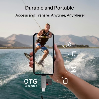 USB-Концентратор TP-Link UA430D  1xSD, 1x-microSD, USB TypeC&A