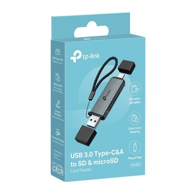 USB-Концентратор TP-Link UA430D  1xSD, 1x-microSD, USB TypeC&A
