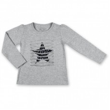 Кофта Breeze сіра меланж із зіркою (7979-98G-gray) Кофта Breeze сіра меланж із зіркою (7979-98G-gray)