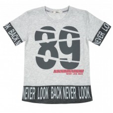 Футболка дитяча Breeze "NEVER LOOK BACK" (14311-140B-gray) Футболка дитяча Breeze "NEVER LOOK BACK" (14311-140B-gray)