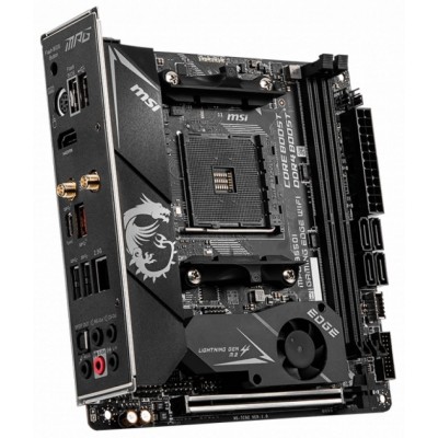 Материнcька плата MSI MPG_B550I_GAM_EDGE_WIFI sAM4 B550 2xDDR4 HDMI Wi-Fi!!!BT mITX