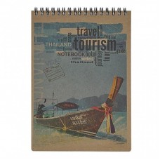 Блокнот BUROMAX spiral top, А5, 80sheets, KRAFT, square, perforation (BM.2471) Блокнот BUROMAX spiral top, А5, 80sheets, KRAFT, square, perforation (BM.2471)