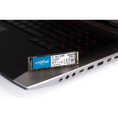 Твердотільний накопичувач SSD M.2 Crucial 1TB P1 NVMe PCle 3.0 4x2280 3D QLC