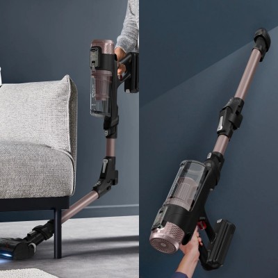 Пилосос Rowenta безпровідний X-Force Flex 16.60 Aqua Animal, 315Вт, вологе прибирання, конт пил -0.65л, автон. робота до 120хв, HEF system 99,9%, чорно-бронзовий