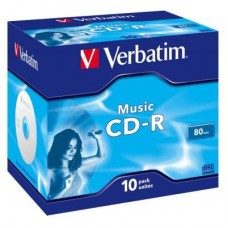 Диск CD Verbatim 700Mb 16x Jewel Case 10 Pack Music (43365) Диск CD Verbatim 700Mb 16x Jewel Case 10 Pack Music (43365)