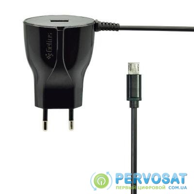 Зарядное устройство Gelius Ultra Edition USB + MicroUSB Black 1.2m (51981)