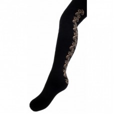 Колготки UCS Socks махрові з візерунком (M1C0301-2033-7G-blackcream) Колготки UCS Socks махрові з візерунком (M1C0301-2033-7G-blackcream)