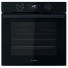 Духова шафа Whirlpool електрична, 71л, A+, дисплей, конвекція, телескопічні напрямні, чорний