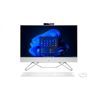 Комп'ютер персональний моноблок HP 240-G9 23.8&quot; FHD IPS AG, Intel i3-1215U, 8GB, F256GB, UMA, WiFi, кл+м, 2р, DOS, білий