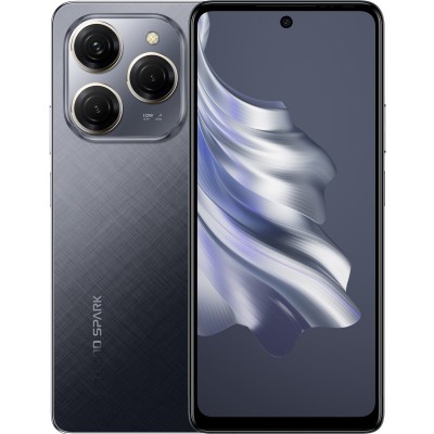 Смартфон TECNO Spark 20 PRO (KJ6) 6.78&quot; 8/256ГБ, 2SIM, 5000мА•год, Moonlit Black