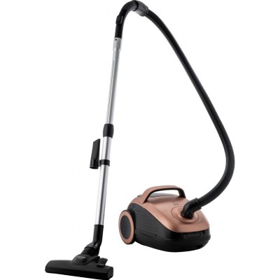 Пилосос Gorenje мішковий, 850Вт, конт пил -3л, HEPA, телескоп трубка, бронзовий Пилосос Gorenje мішковий, 850Вт, конт пил -3л, HEPA, телескоп трубка, бронзовий