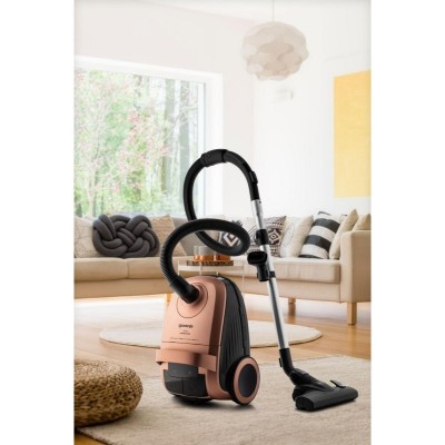 Пилосос Gorenje мішковий, 850Вт, конт пил -3л, HEPA, телескоп трубка, бронзовий Пилосос Gorenje мішковий, 850Вт, конт пил -3л, HEPA, телескоп трубка, бронзовий