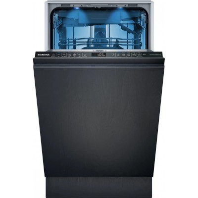 Посудомийна машина Siemens вбудована, 10компл., A+, 45см, дисплей, 3й кошик, Zeolith, білий