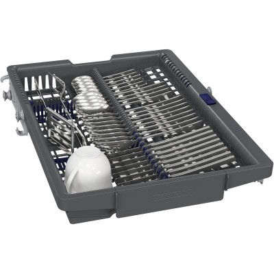 Посудомийна машина Siemens вбудована, 10компл., A+, 45см, дисплей, 3й кошик, Zeolith, білий