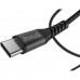 Дата кабель USB 2.0 AM to Type-C 1.0m Flex Black Pixus (4897058530902)