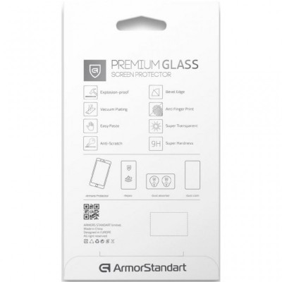 Стекло защитное Armorstandart Full Glue TECNO POP 4 Black (ARM57586)