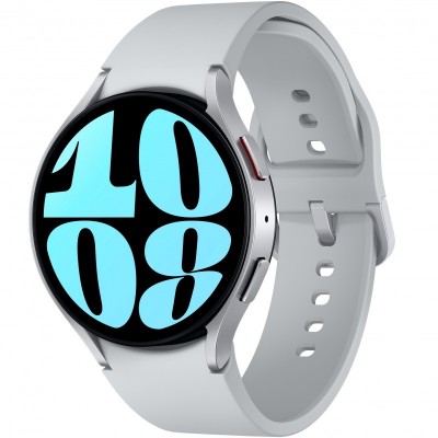 Смарт-годинник Samsung Galaxy Watch 6 44mm (R940) 1.47&quot;, 480x480, sAMOLED, BT 5.3, NFC, 2/16GB, сріблястий