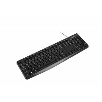 Клавіатура мембранна Genius KB-117, 104key, USB-A, EN/UKR/RU, чорний