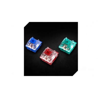 Клавіатура механічна HyperX Alloy Origins PBT 104key, Red, USB-A, EN/RU, RGB, чорний