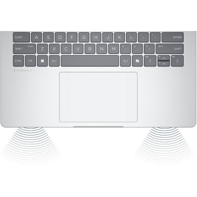 Ноутбук HP OmniBook 7 14-fs0002ua 14" WUXGA IPS AG, Intel 5-210H, 16GB, F512GB, UMA, Win11P, сріблястий